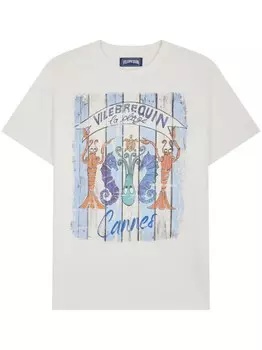 Футболка Vilebrequin Cannes Plage, белый