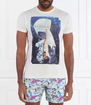 Футболка Vilebrequin Regular Fit, экрю