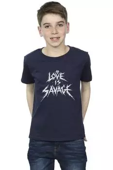 Футболка Villains Love Is Savage Disney, темно-синий