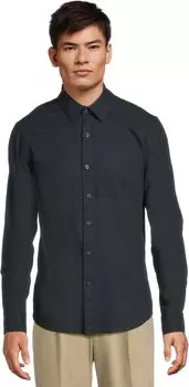 Футболка Vince Cotton Wool Twill Long Sleeve, цвет Coastal