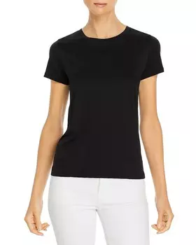 Футболка Vince Essential с круглым вырезом, черный