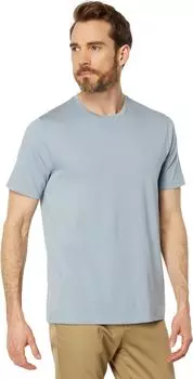 Футболка Vince Short Sleeve Pima Crew Neck, цвет Chalk Blue