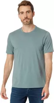 Футболка Vince Short Sleeve Pima Crew Neck, цвет Light Dusty Teal