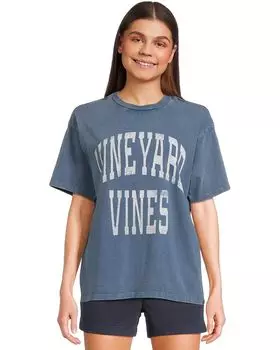 Футболка Vineyard Vines Drift Dye Vineyard Vines Boyfriend Tee, цвет Moonshine