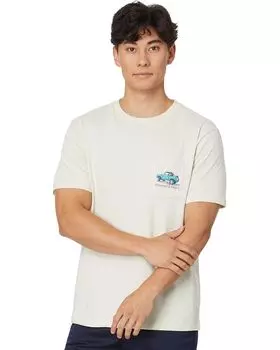 Футболка Vineyard Vines Drive On Sail Off Short-Sleeve Tee, цвет Stone