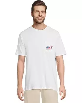 Футболка Vineyard Vines Flag Sail Short-sleeve Tee, цвет White Cap