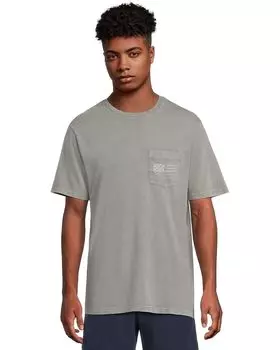 Футболка Vineyard Vines Surf Minimal Flag Short Sleeve Tee, цвет Ultimate Gray