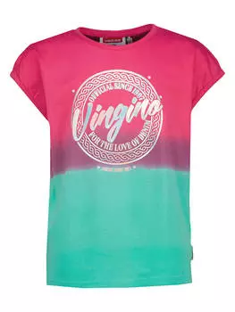 Футболка Vingino, цвет trkis/pink