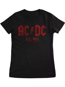 Футболка Vintage 1979 Girly Tee AC/DC, черный