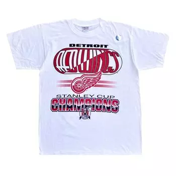 Футболка Vintage 1997 Detroit Red Wings Stanley Cup Tee 'White', белый
