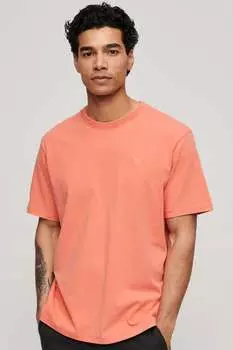 Футболка Vintage Mark с овальным вырезом Superdry, оранжевый