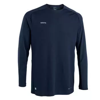 Футболка VIRALTO club с длинными рукавами женская/мужская темно-синяя KIPSTA, темно-синий