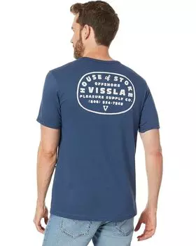 Футболка VISSLA House of Stoke Organic Short Sleeve Tee, цвет Dark Denim