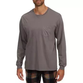 Футболка Vissla Vintage Premium с длинным рукавом и карманом, черный