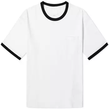 Футболка Visvim Amplus Ringer T-Shirt, черный