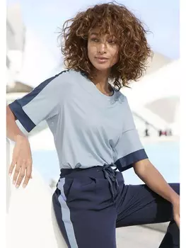 Футболка Vivance, цвет hellblau-marine