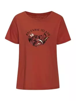 Футболка Vivance, цвет marsala