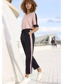 Футболка Vivance, цвет mauve-schwarz