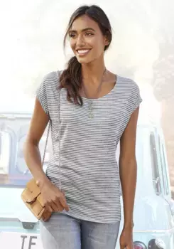 Футболка Vivance, изготовлена из легкого качественного трикотажа, мятный