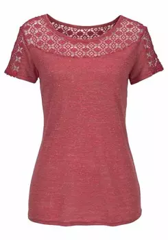 Футболка VIVANCE Shirt, цвет rusty red