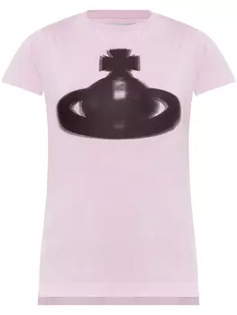 Футболка Vivienne Westwood из органического хлопка, розовый