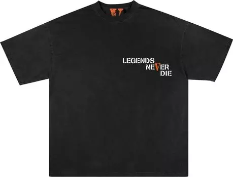 Футболка Vlone x Juice WRLD 999 T-Shirt 'Black', черный