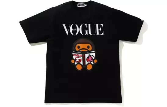 Футболка Vogue X Ape Head Series унисекс A Bathing Ape, черный