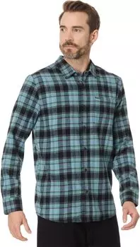 Футболка Volcom Caden Plaid Long Sleeve, цвет Blue Rinse