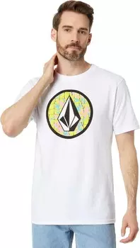 Футболка Volcom Circle Stone, цвет White Combo