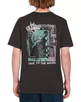 Футболка Volcom Entertainment LP Short Sleeve Tee, цвет Rinsed Black