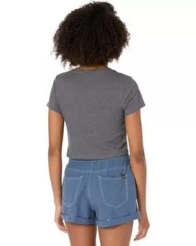 Футболка Volcom Lil Rib Short Sleeve T-Shirt, черный