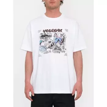 Футболка Volcom Street Keutchi Short , белый