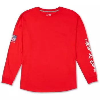 Футболка Volcom USST с длинным рукавом, красный