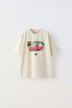 Футболка volkswagen ZARA, экрю