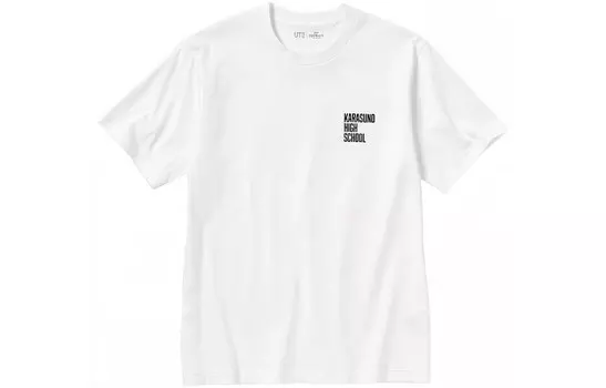 Футболка Volleyball Junior Co-branded Model Unisex White Uniqlo, белый