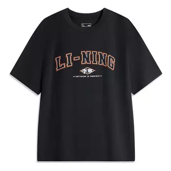 Футболка Все возможно графическая футболка Li-Ning, черный