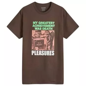 Футболка Вулфи Pleasures, коричневый