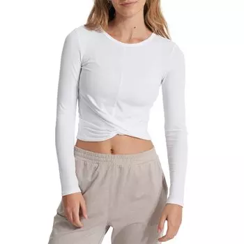 Футболка Vuori Long-Sleeve Cove Twist, белый