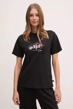 Футболка W Elem Flrl Tee Adidas, черный