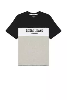 Футболка в горизонтальную полоску Guess Jeans, medium grey heather