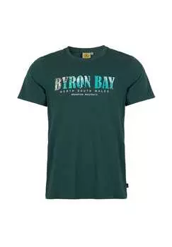 Футболка в городском стиле с принтом в стиле ретро для повседневного отдыха Roadsign Australia, зеленый