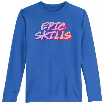 Футболка в горошек с градиентным знаком Epic Skills для мальчиков 8–20 лет Unbranded