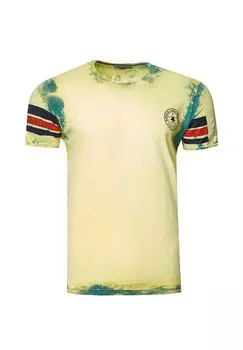 Футболка в классном винтажном стиле RUSTY NEAL, желтый