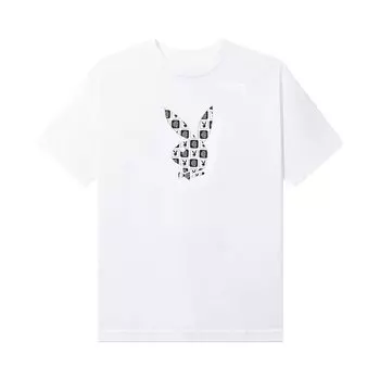 Футболка в клетку Anti Social Social Club x Playboy, цвет Белый