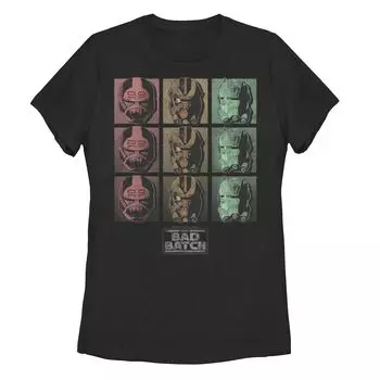 Футболка в клетку Box Up для юниоров Star Wars: The Bad Batch Clone Force 99 Licensed Character