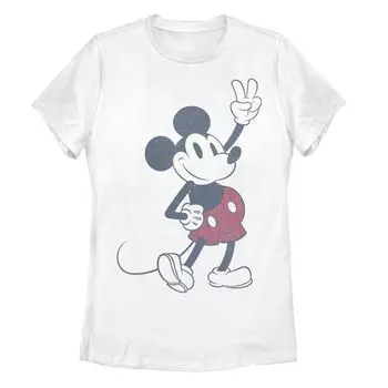 Футболка в клетку с изображением Микки Мауса для юниоров Disney's Licensed Character