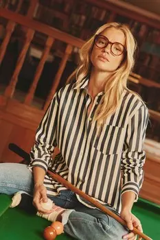 Футболка в полоску Amilla Joules, синий