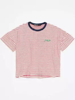 Футболка в полоску Bimba y Lola, красный