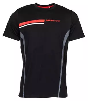 Футболка в полоску Ducati Corse, черный