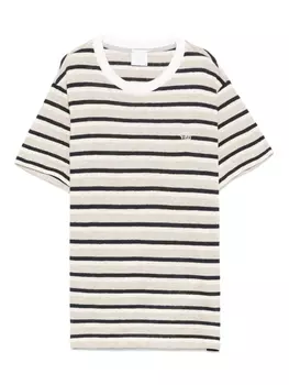 Футболка в полоску Eleventy Kids, нейтральный